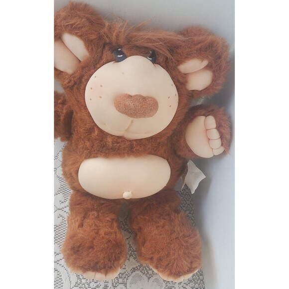 Vintage 1985 FURSKINS Brown Teddy Bear Plush 14" Stuffed Animal Xavier Roberts - Picture 8 of 8